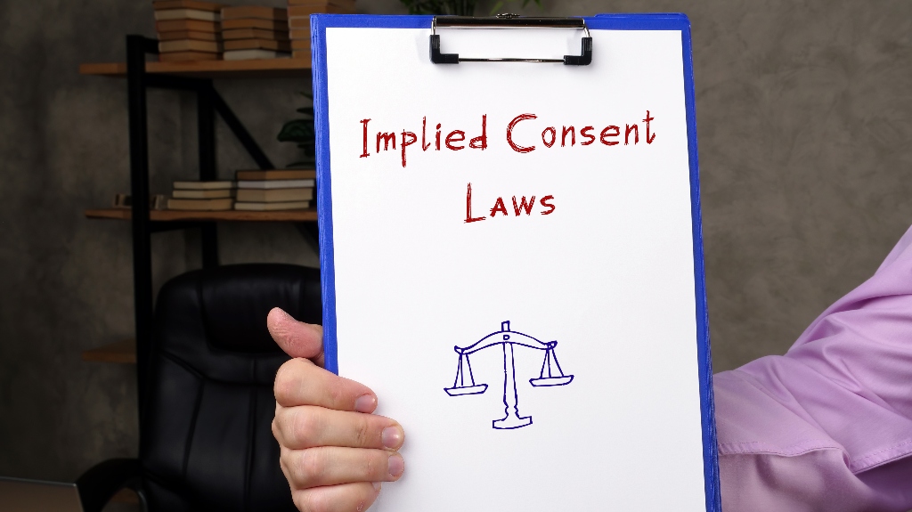 Implied Consent Laws phrase on the page